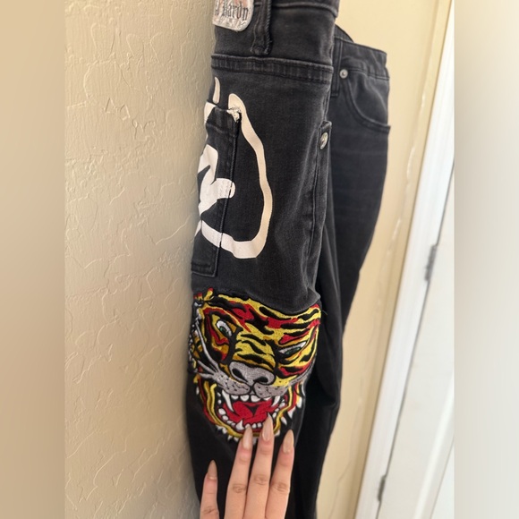 Ed hardy tiger patch Jeans - Picture 3 of 4